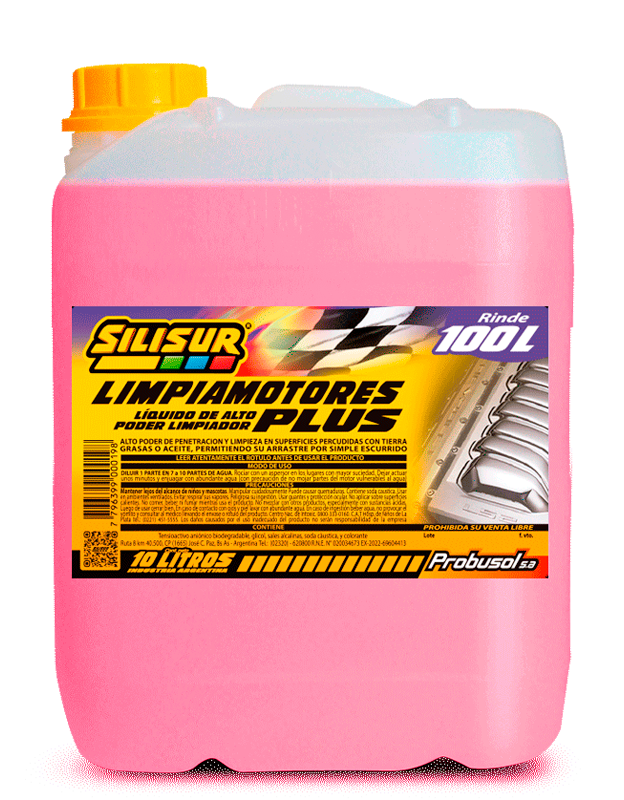 Silisur Linea Carwash Limpiamotores plus 10L